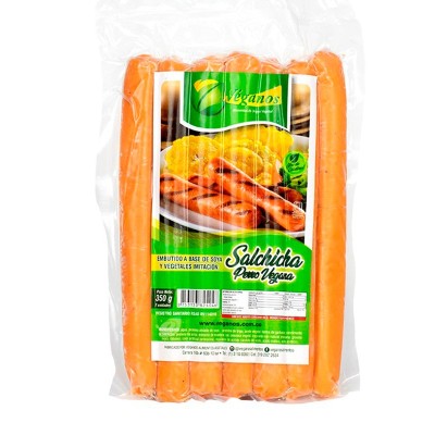 Salchicha Perro Vegana, Carnes Vegetariana Vegana, Proteína Vegetal