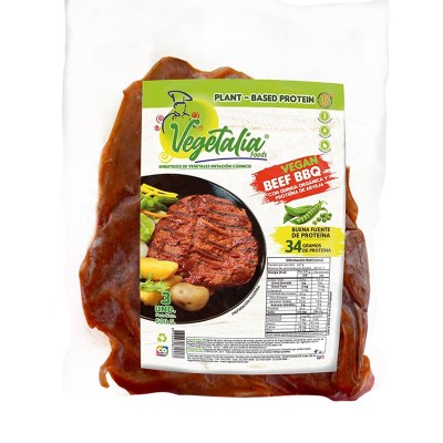 Vegan Beef BBQ, Carnes Vegetariana Vegana, Proteína Vegetal, Carnes Veganas, Mundo Ecovital