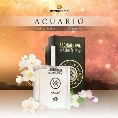 Loción Astrológica Acuario, aromaterapia astrológica.